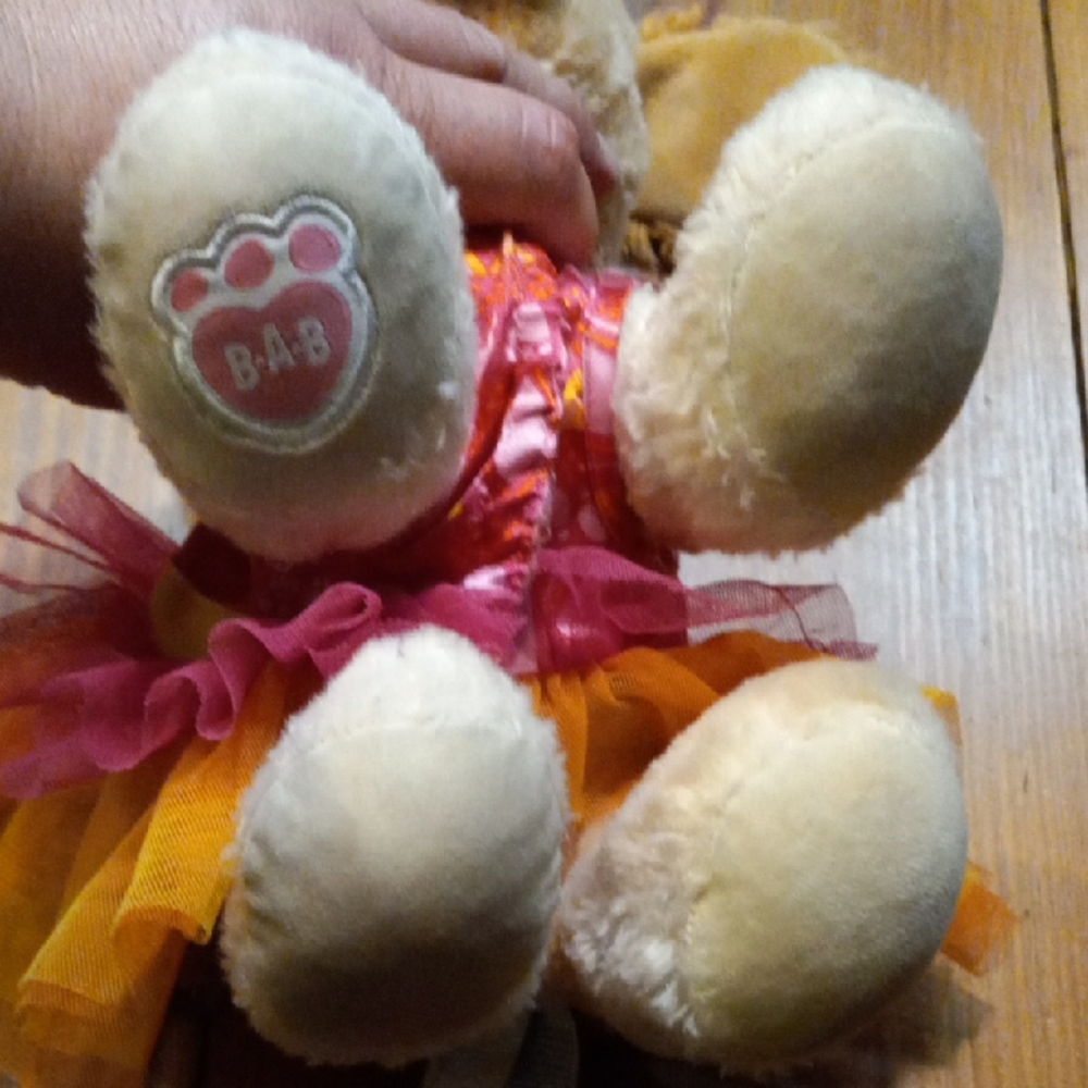 Build-A-Bear Tan & Cream Plush Puppy with Pink Eyes - Picture 3 of 4